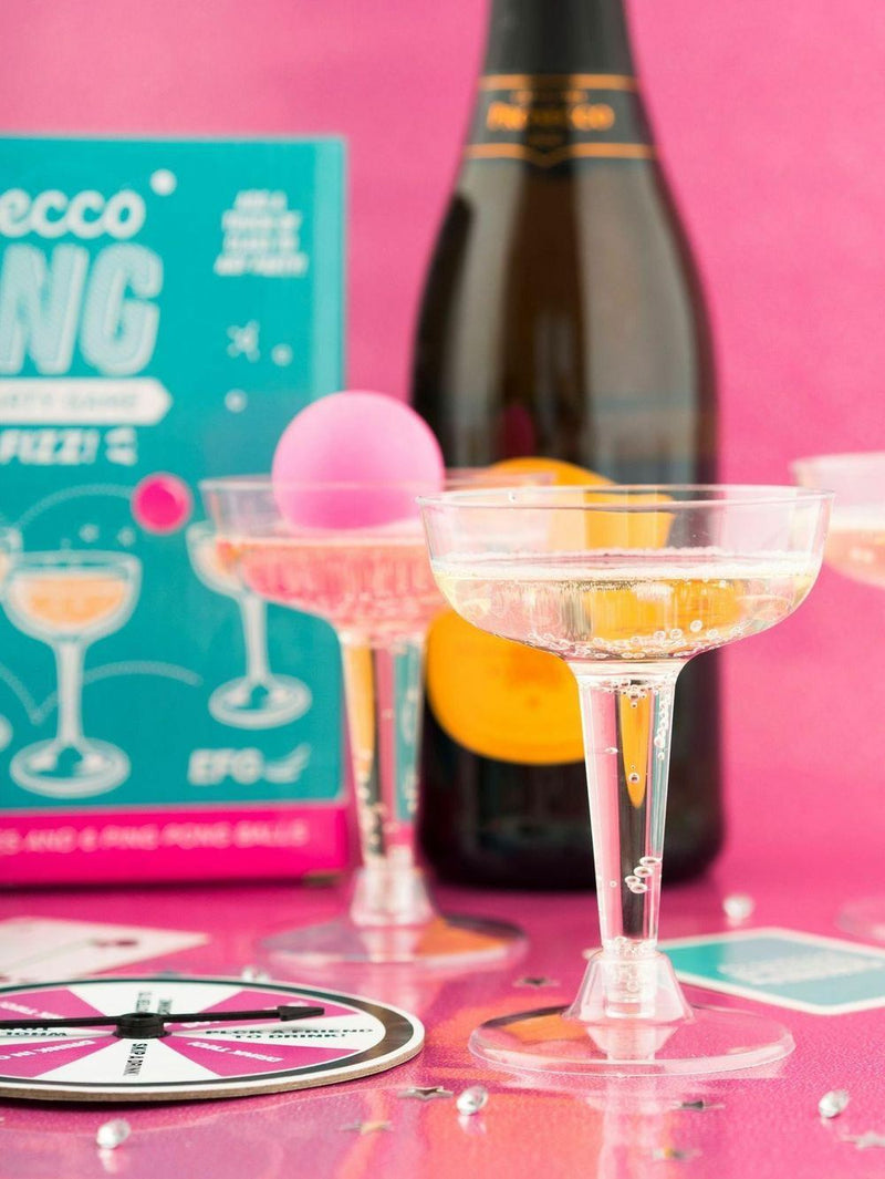 PROSECCO ADULT FUN DRINKING GAME 12 GLASSES ACTIVITY PARTY PONG GAME XMAS GIFT