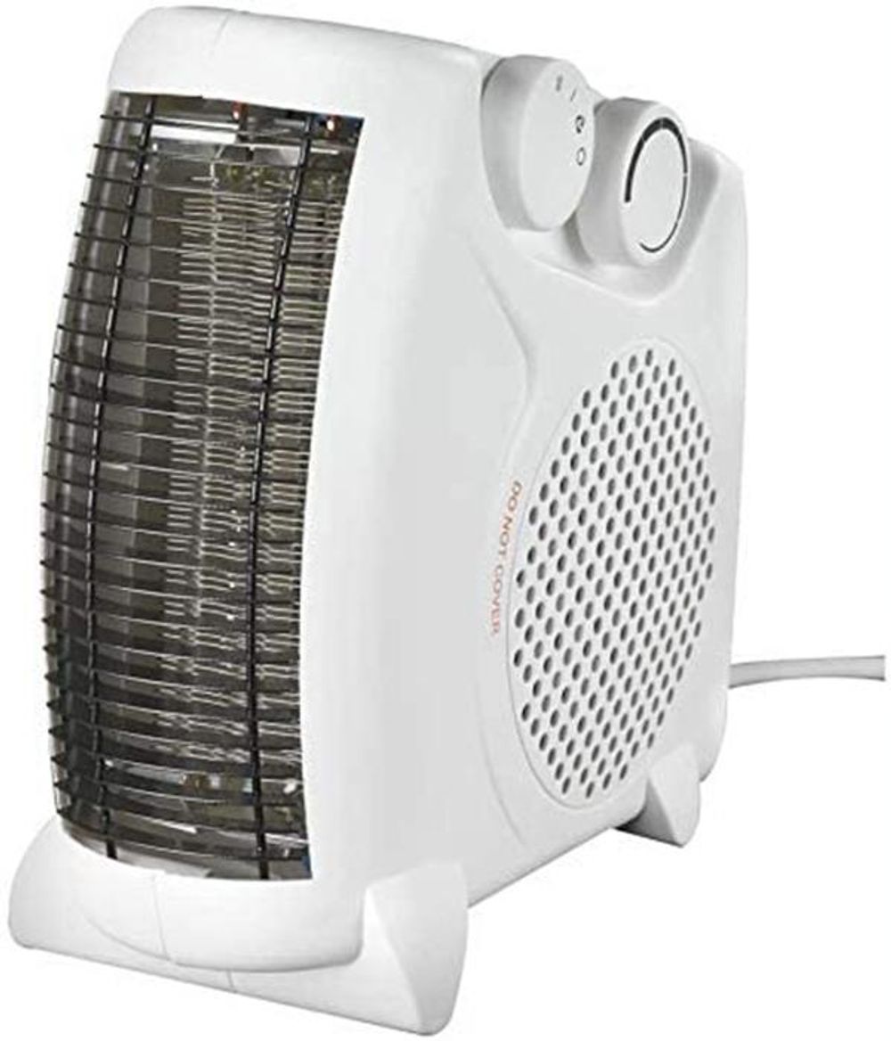 Electric Fan Heater 2000W Portable with Thermostat 2KW Flat Upright Floor 2in1🔥