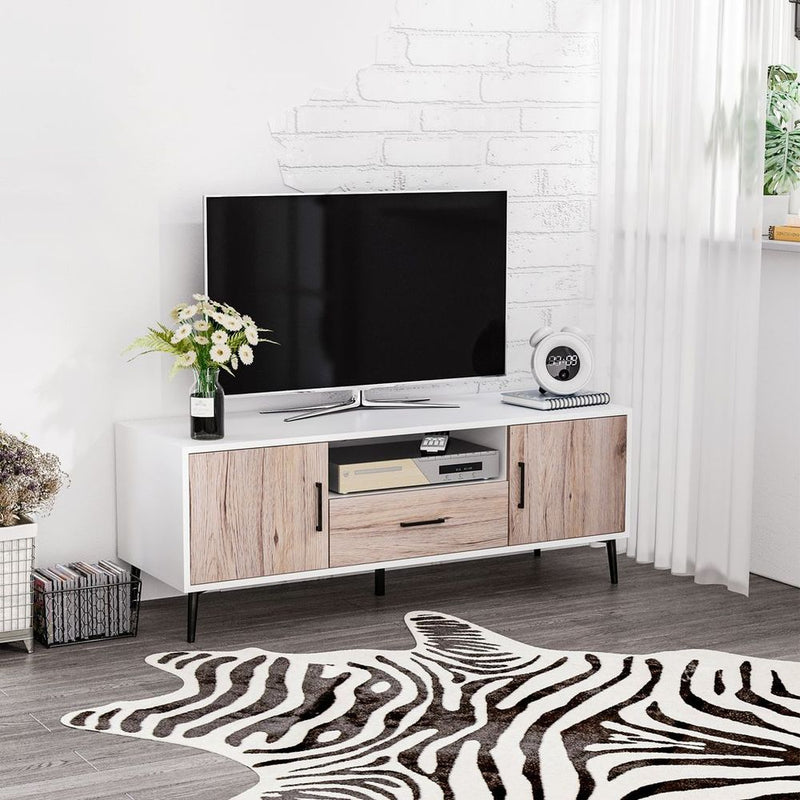 120cm TV Cabinet Stand DVD Media Center Drawer Living Room Organiser
