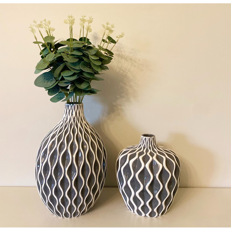 Grey Serenity Vase Small