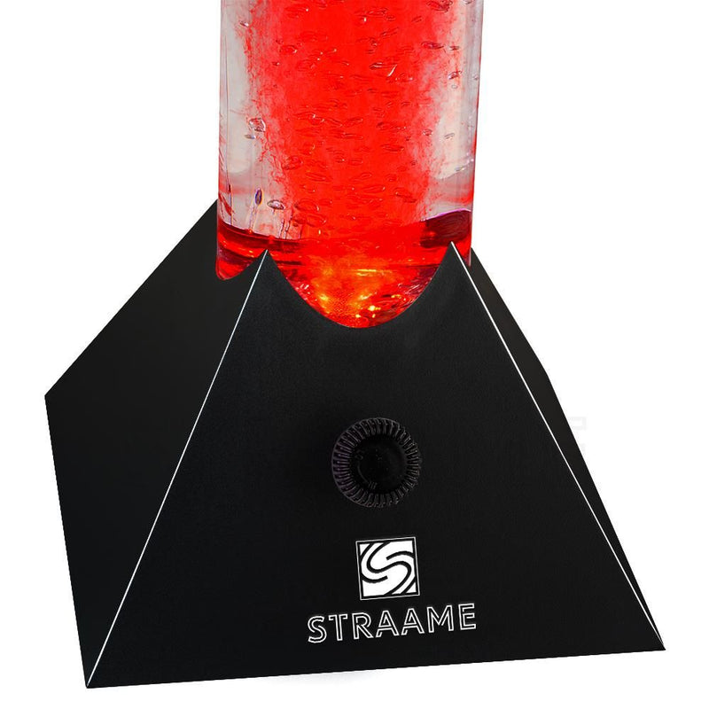 Colour Changing LED Sensory Bubble Tube Lamp Black Fish Water